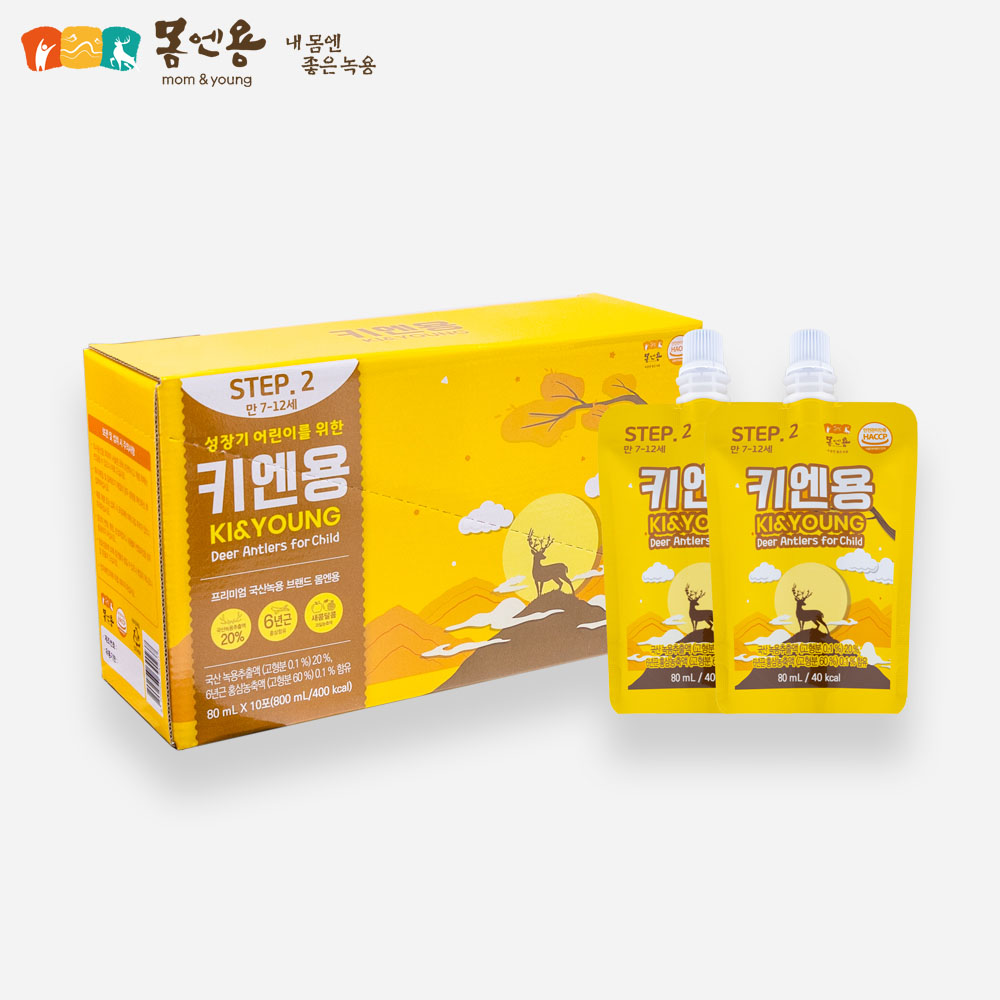 몸엔용 키엔용 녹용 (80mlx30포) 어린이용(만7세~12세)