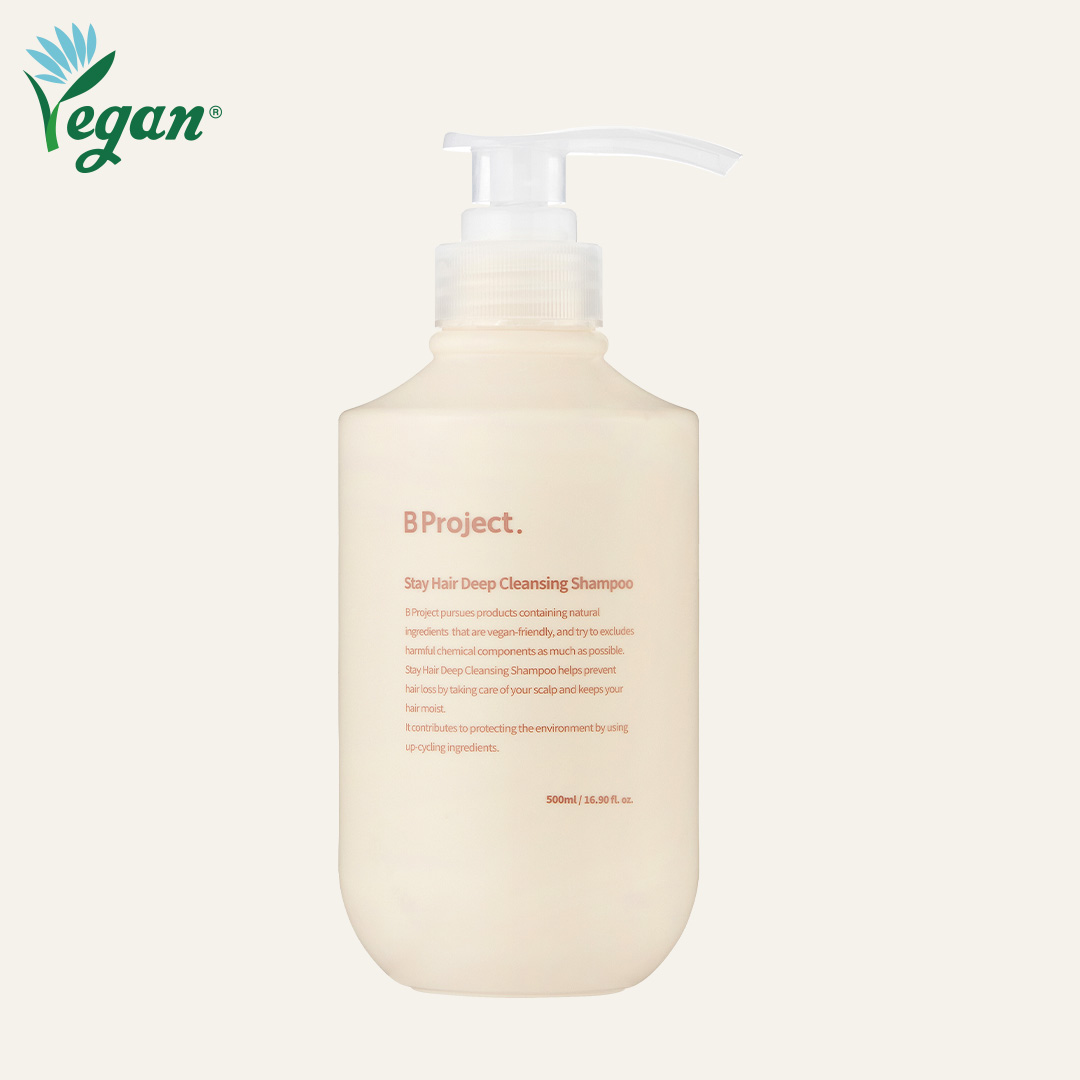 [비프로젝트] 스테이 헤어 딥 클렌징 샴푸 500ml