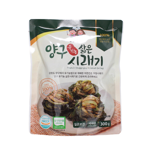 [유기농] 양구 유기농 삶은 시래기 300g*4봉/8봉