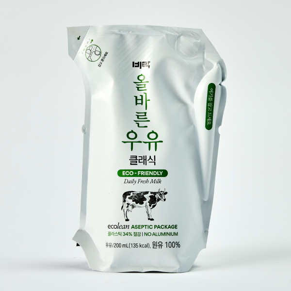 비락 올바른 클래식우유 200ml(낱개)