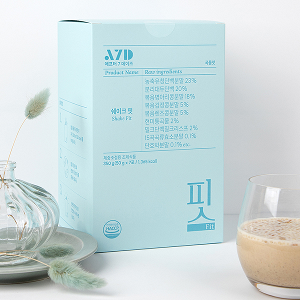 간단하게 즐기는 휴대용 한끼 식사대용 포켓 선식 쉐이크핏 50gX7포