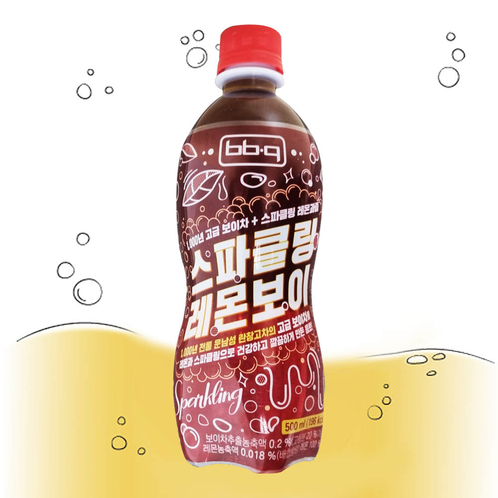 [치킨엔 레몬보이] BBQ 스파클링 레몬보이 2종  / 245ml 500ml