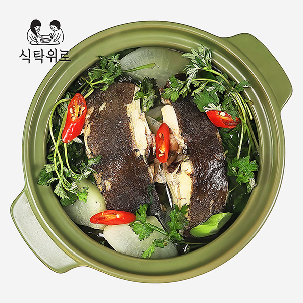 지브로와 도다리쑥국 밀키트 670g. 봄제철 통영 자연산  캠핑 가정용 간단 조리