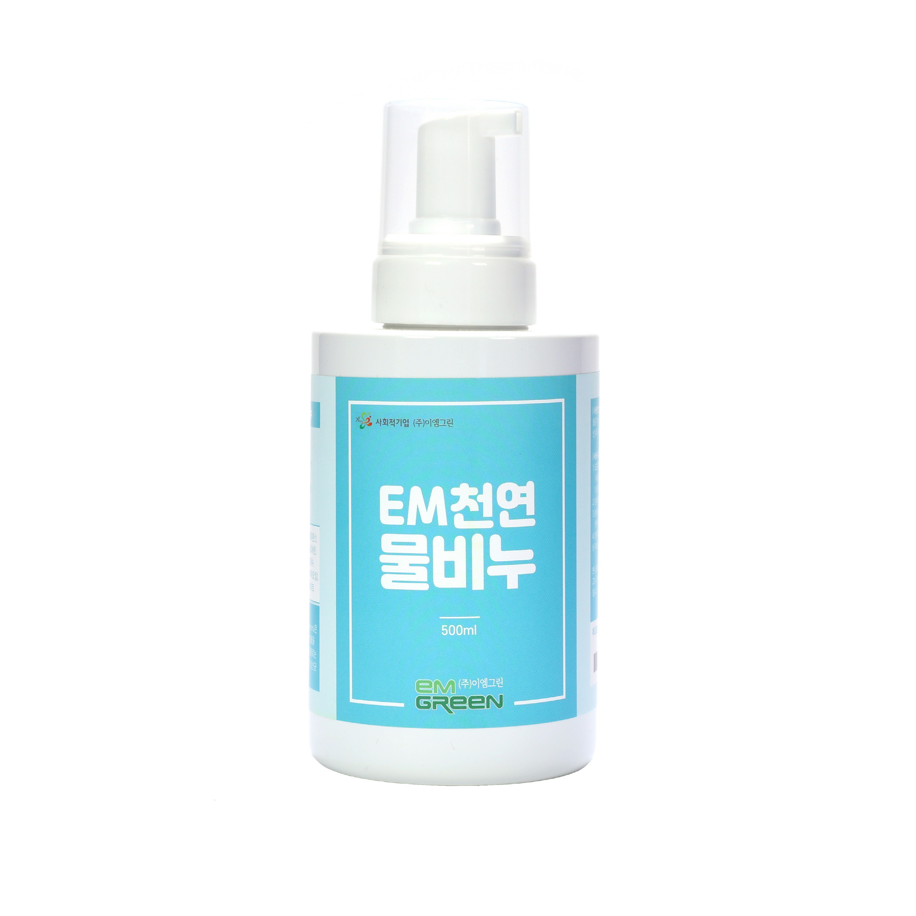 EM천연물비누 세안목욕용 500ml 거품용기