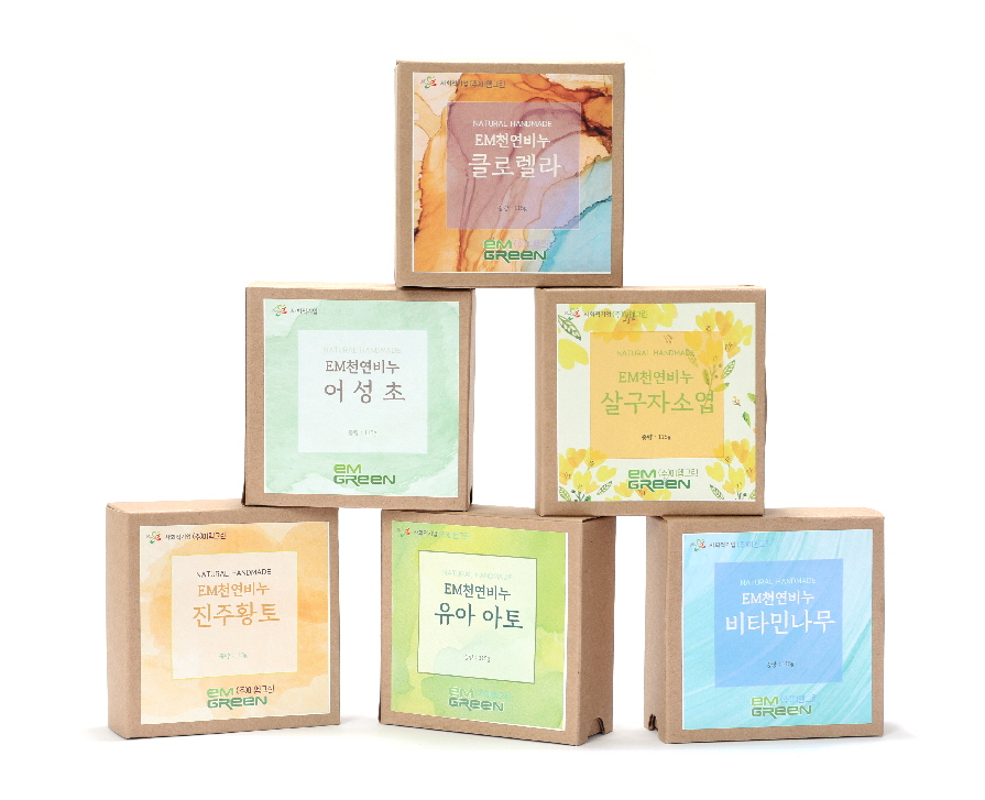 EM천연미용비누 6종모음 (115g/개당)