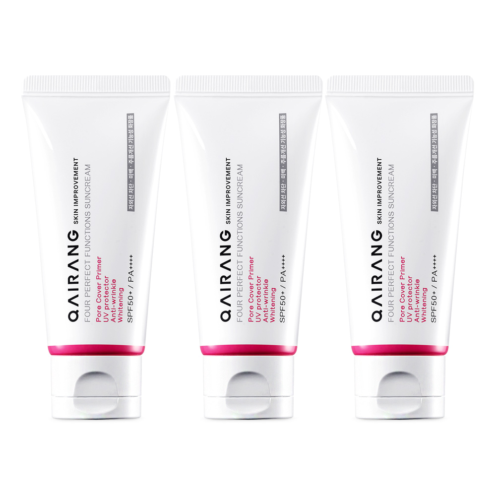 1+1+1 가이랑 포어 퍼펙트 펑션즈 톤업 선크림 50ml [SPF50+ / PA++++] 윤광,모공커버,민낯보정