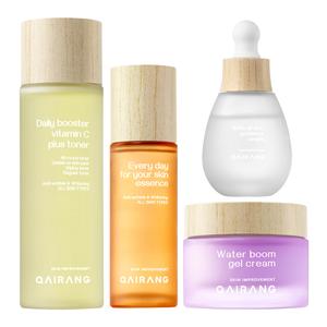 4세트 / 가이랑 속보습 피부진정 트러블케어/ 비타민C토너 130ml + 피부과앰플 30ml + 안티에이징 에센스 50ml + 수분크림 50ml