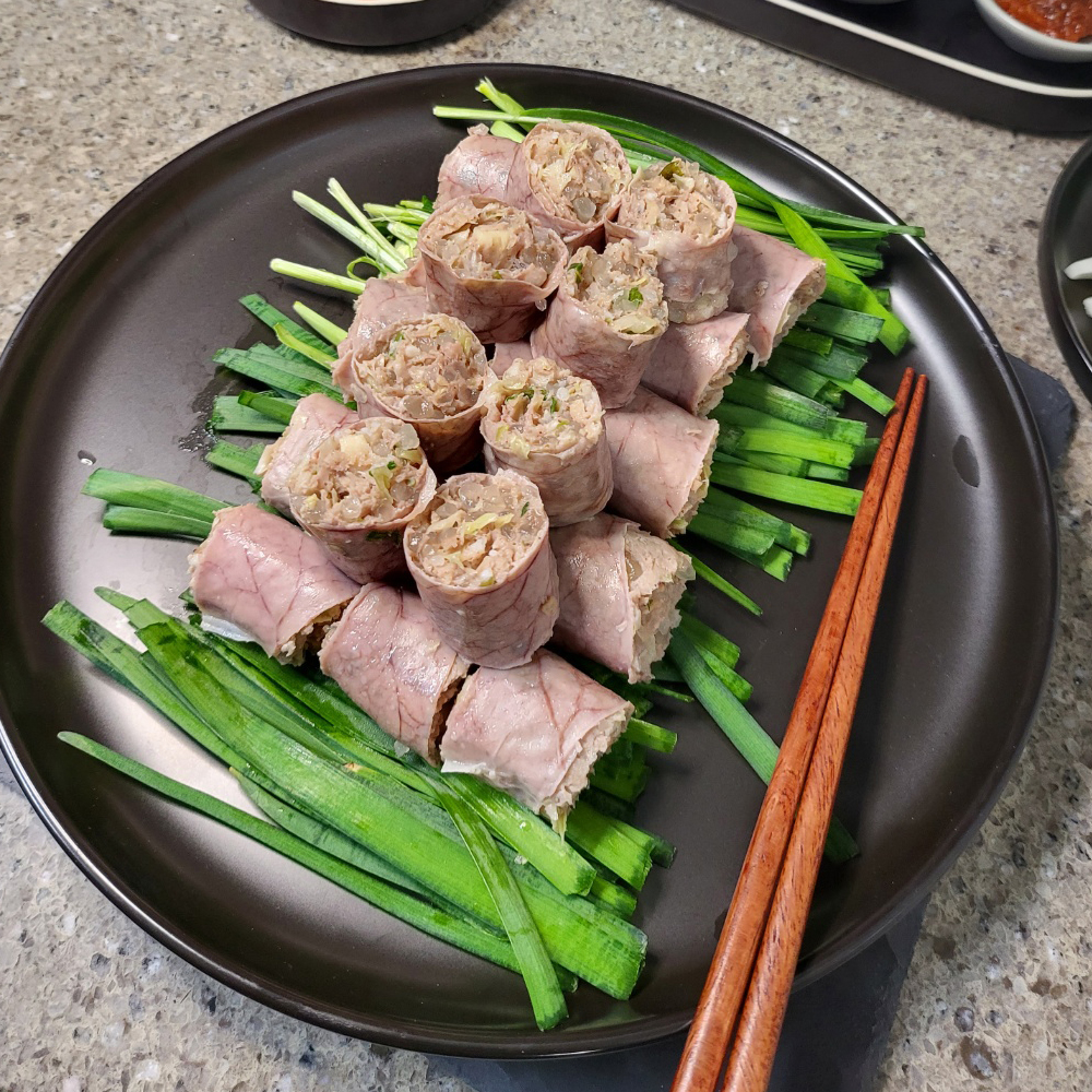 돈두육미 찰순대 500g 토종 소세지 백순대 돼지내장 캠핑 안주