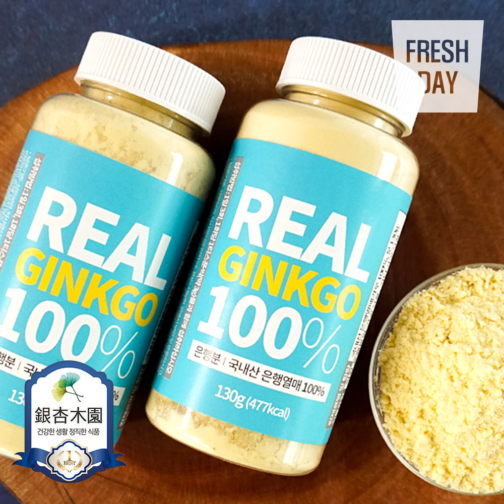 [은행목원] 국내산 은행 100% 안심 은행분말 130g