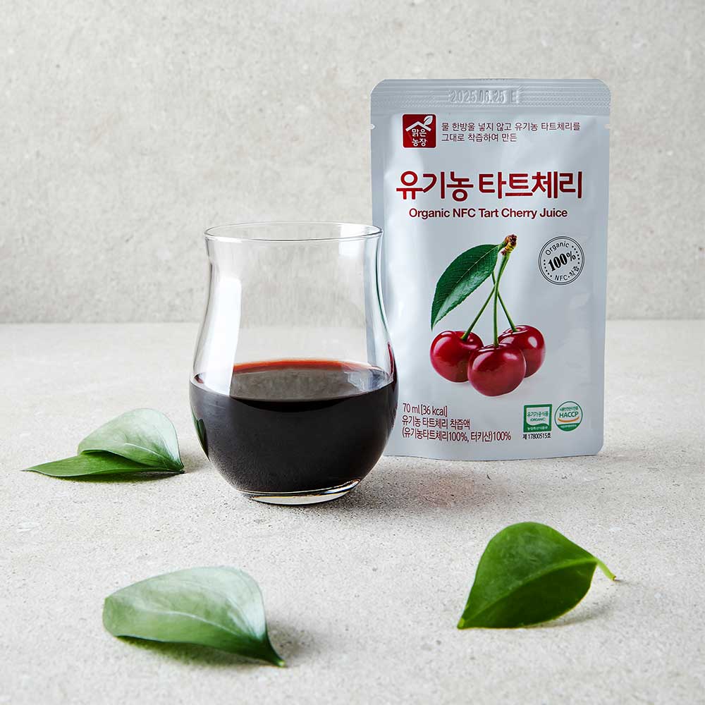 [맑은농장] 유기농 타트체리(70ml x 30개입) 유기농 타트체리 영양 그대로 착즙한 건강즙