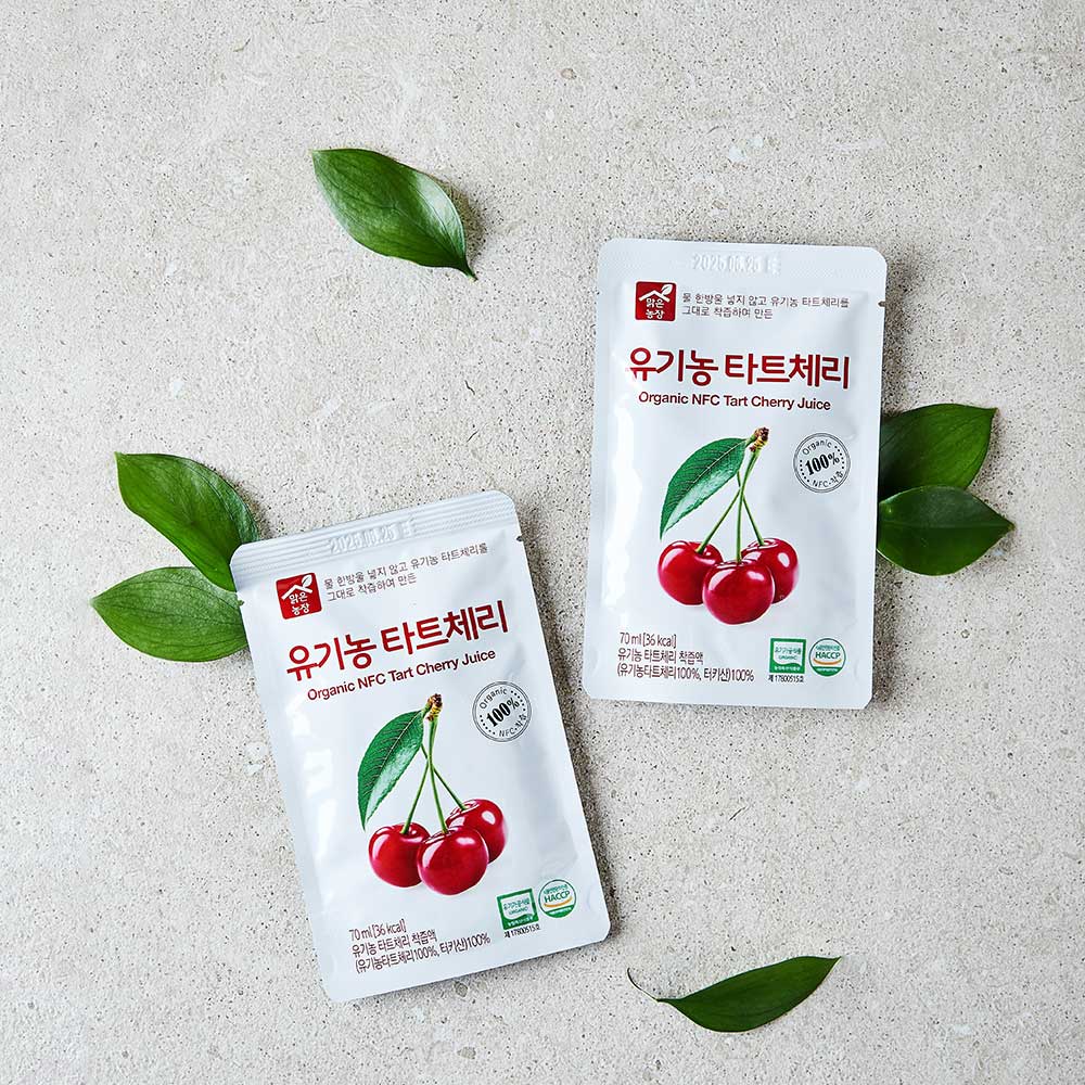 [맑은농장] 유기농 타트체리(70ml x 30개입) 유기농 타트체리 영양 그대로 착즙한 건강즙