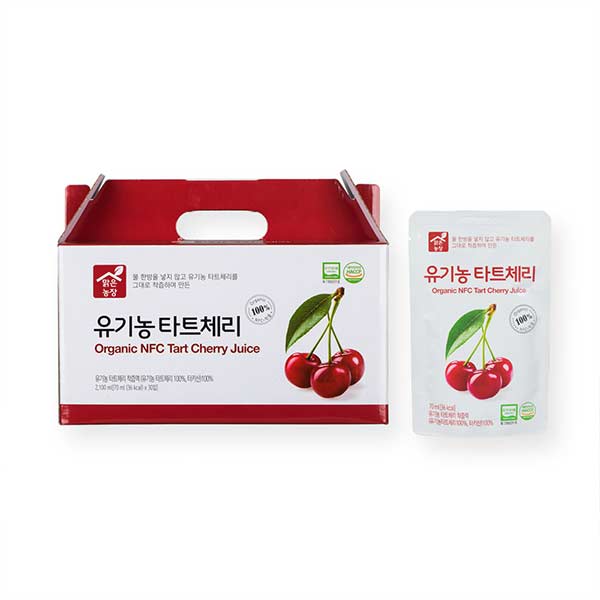 [맑은농장] 유기농 타트체리(70ml x 30개입) 유기농 타트체리 영양 그대로 착즙한 건강즙