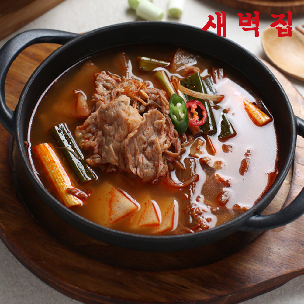 [새벽집] 차돌육개장 (700g x 4팩)