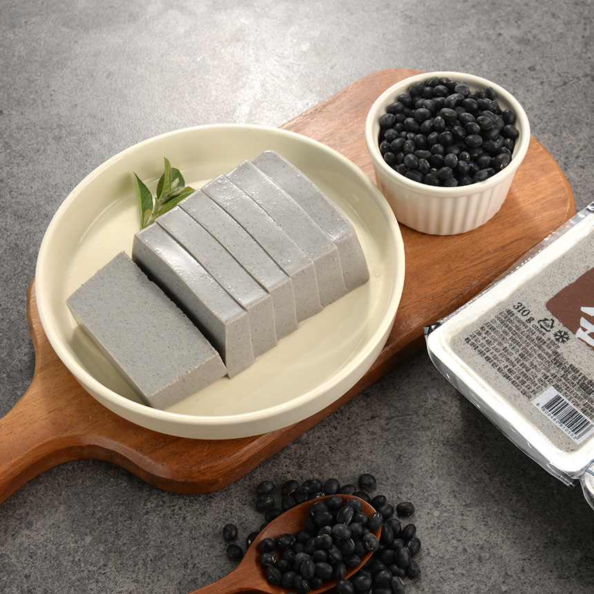 잔다리 전두부 검은콩 서리태 두부 310g 4모
