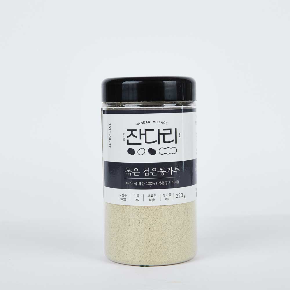 잔다리마을 서리태 볶은 검은콩가루 220g 대표이미지 섬네일