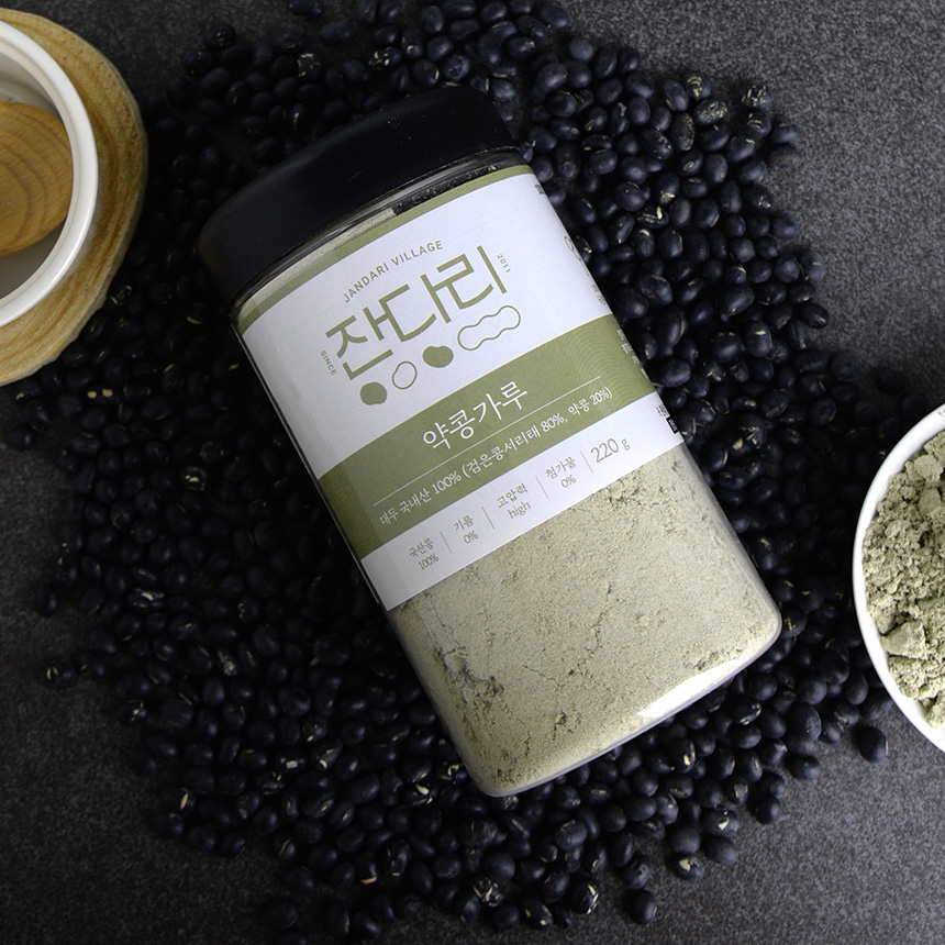 잔다리마을 검은콩 서리태 볶은 약콩가루 220g