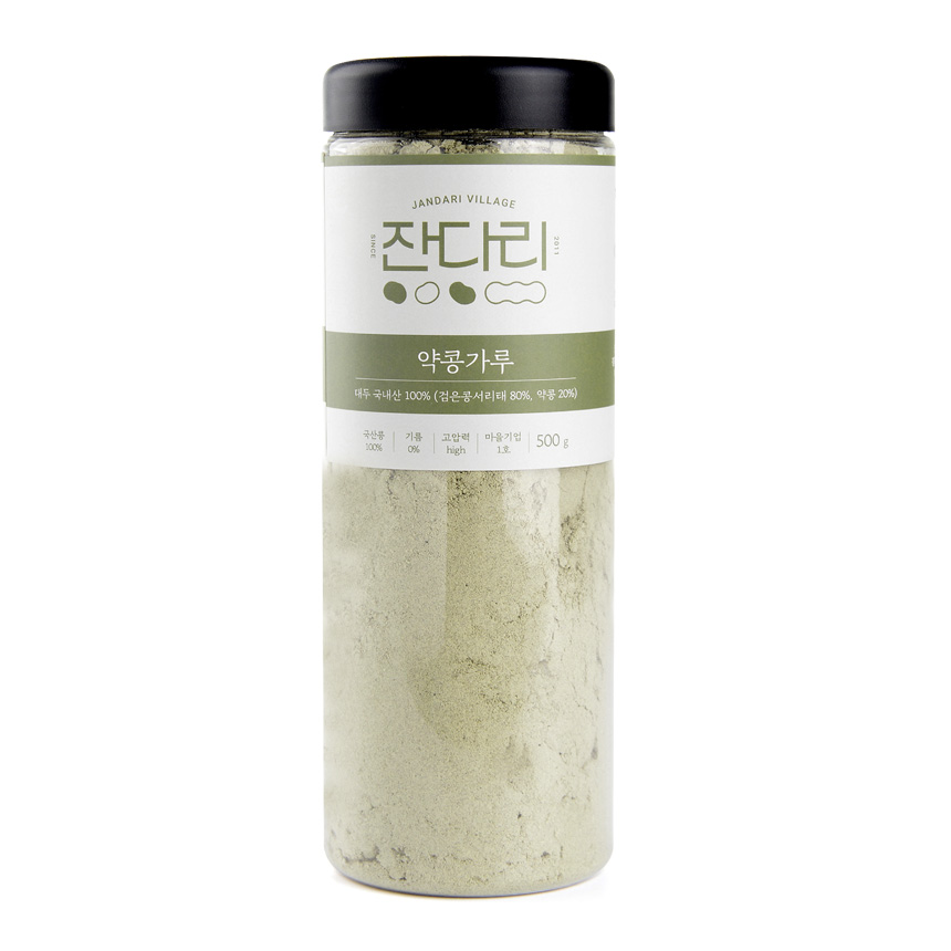 잔다리마을 검은콩 서리태 볶은 약콩가루 220g