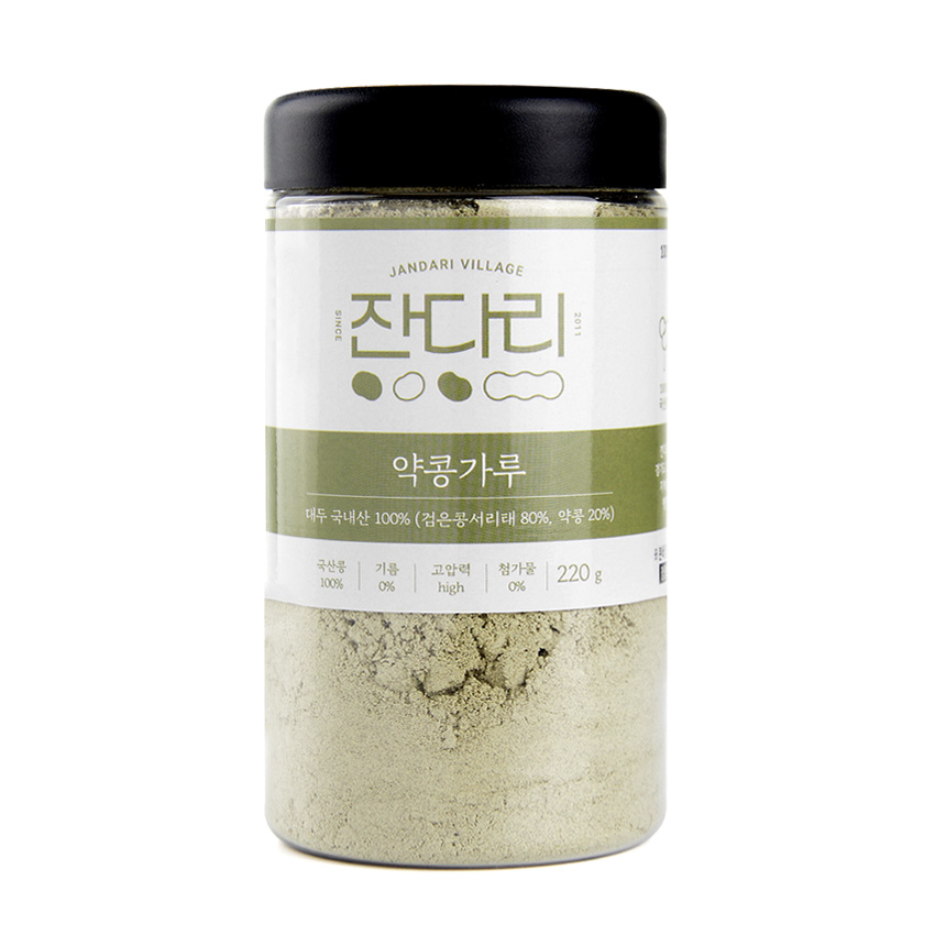 잔다리마을 검은콩 서리태 볶은 약콩가루 220g 대표이미지 섬네일