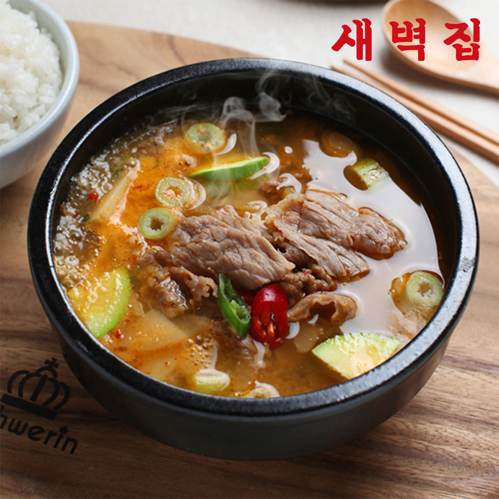 [새벽집] 차돌된장찌개 (500g x 4팩)