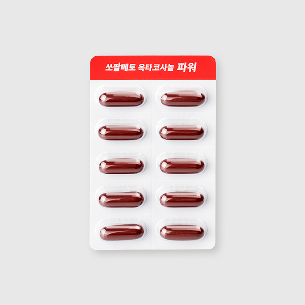 전립선 영양제 지구력증진 남성 건강 쏘팔메토 옥타코사놀 파워 1000mg X90캡슐