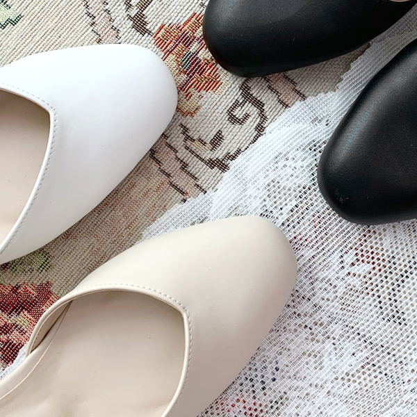 편안한 데일리슈즈 V라인 포인트 메리제인 3센치굽