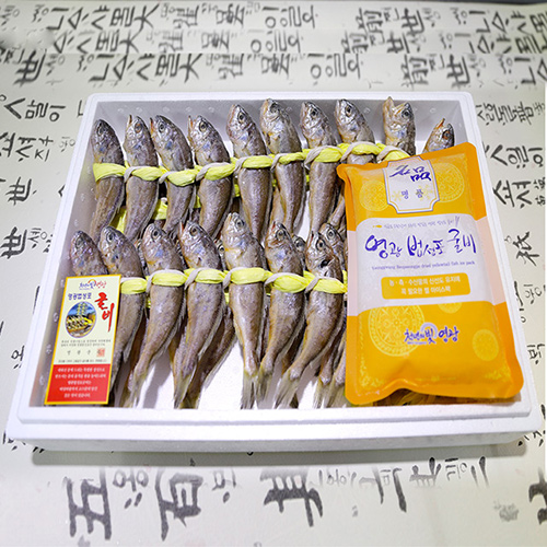 영광 법성포 국보 굴비 알뜰 세트 40미 1.6kg 14-16cm내외 찌개/조림용 대표이미지 섬네일