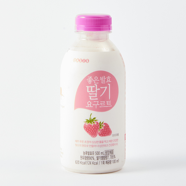 [행사] 좋은발효 딸기 요구르트 (500ml)