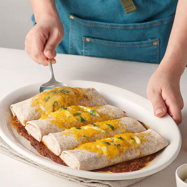 [설빙] 고소한 스파이시 치킨 통밀 브리또 125g 