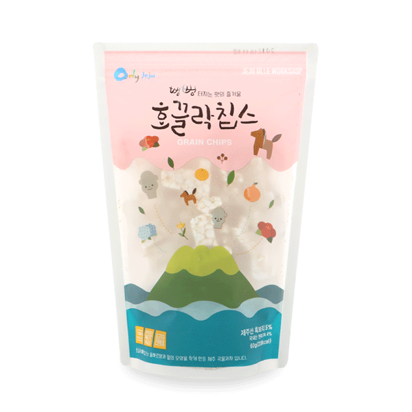 제주마미 호끌락 칩스(말&하르방 모양) 60g