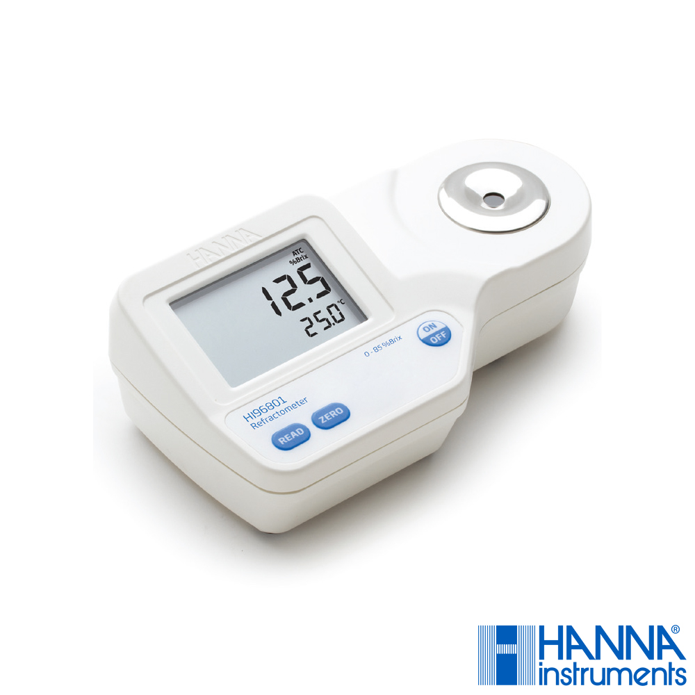 HANNA USA 휴대용 디지털 당도측정기 BRIX측정기 HI96801 방수기능 당도계