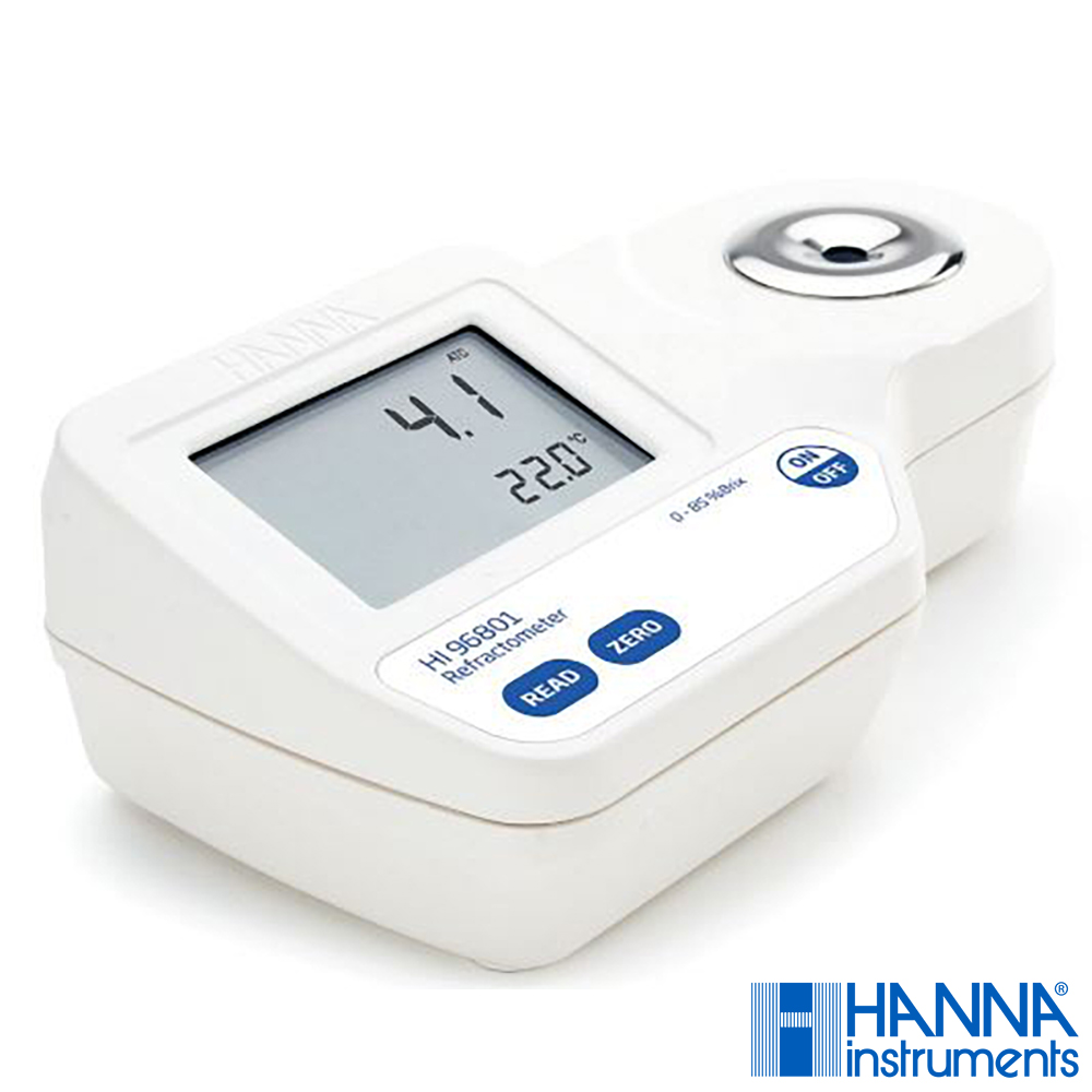 HANNA USA 휴대용 디지털 당도측정기 BRIX측정기 HI96801 방수기능 당도계