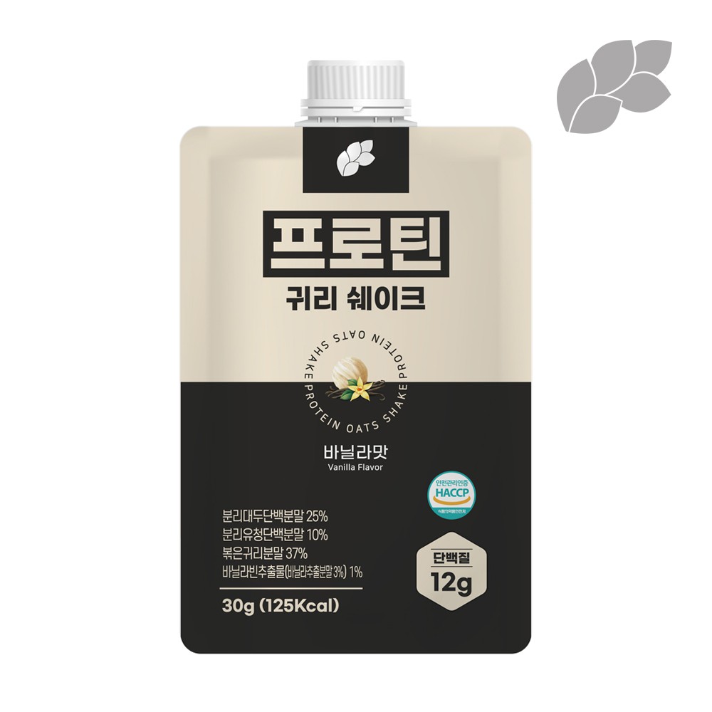 간편한 귀리 프로틴 쉐이크 네가지맛 30g*4팩