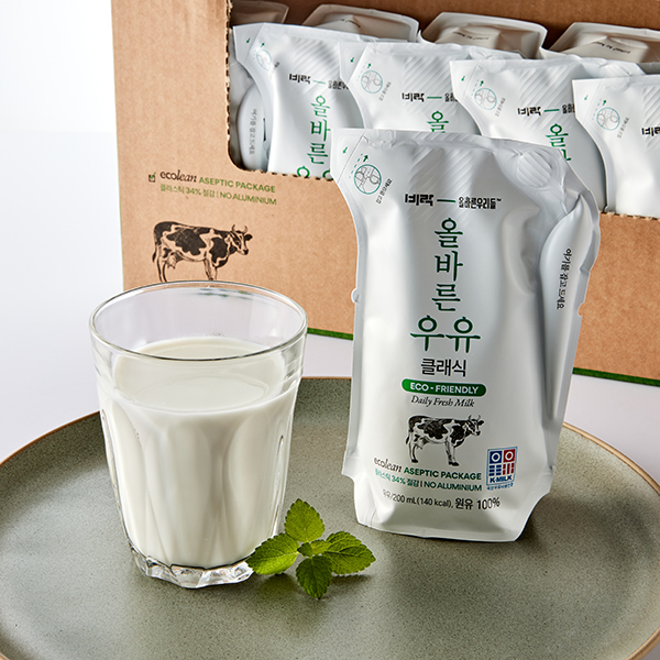 [20%쿠폰] 비락 올바른 클래식우유 12개입(박스)
