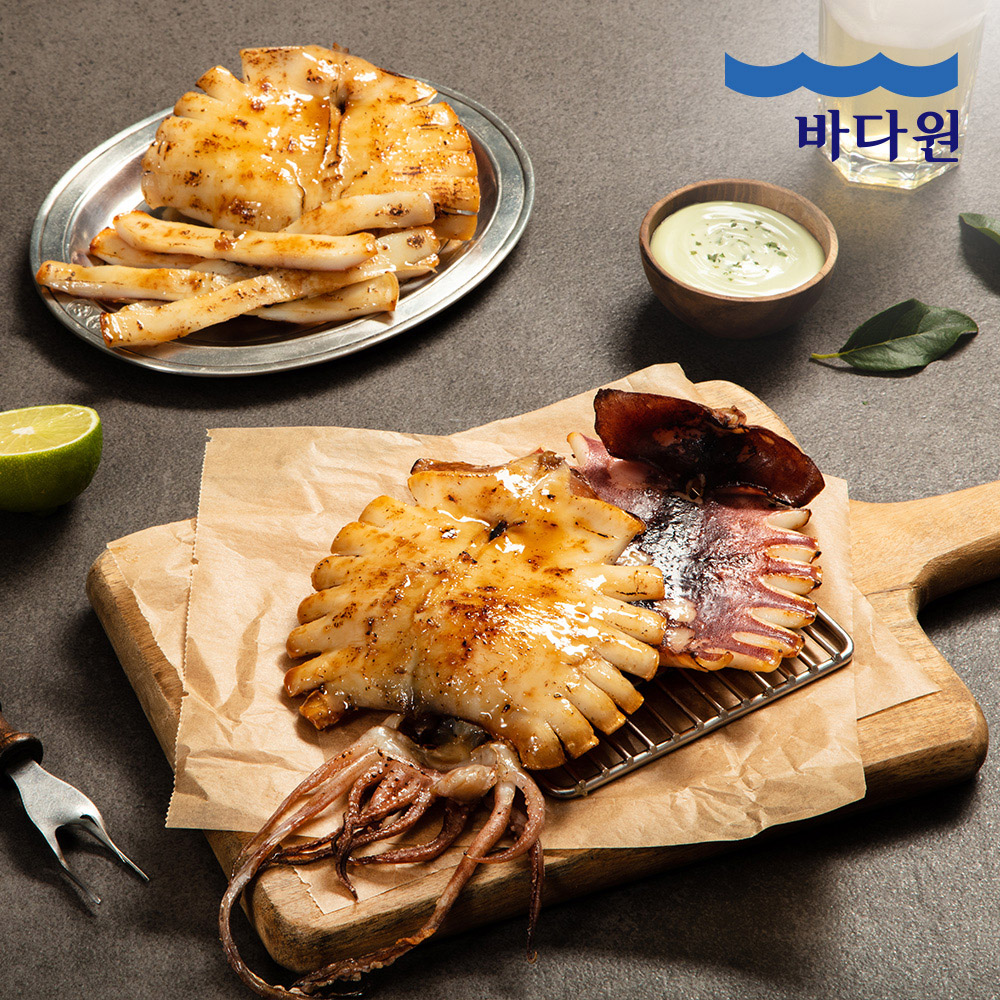 [바다원] 국내산 촉촉한 피데기 반건조 오징어 5미(500g)/10미( 1kg) 대표이미지 섬네일