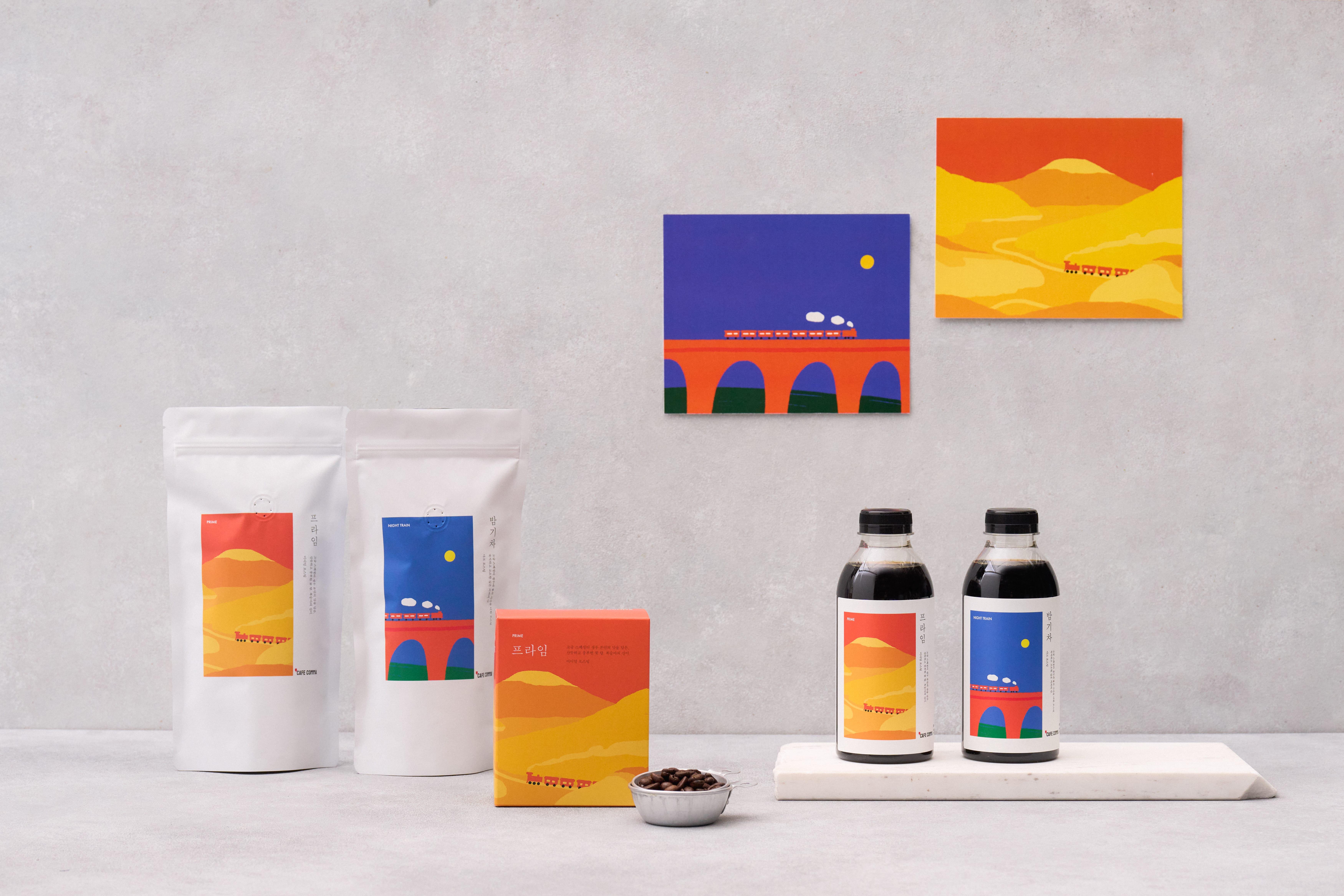 카페꼼마 콜드브루 500ml(밤기차,프라임)