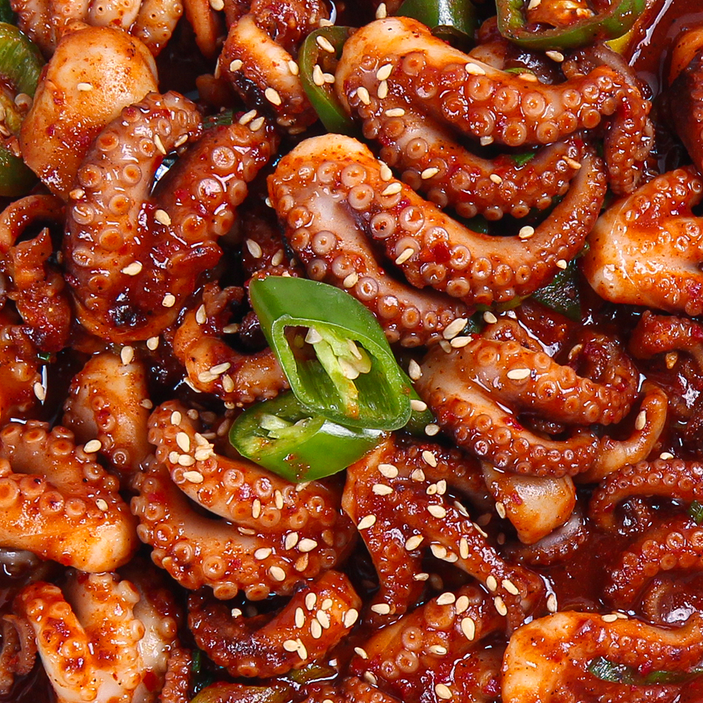 주꾸미명가 양념주꾸미 500gX3팩 (보통맛, 매운맛)