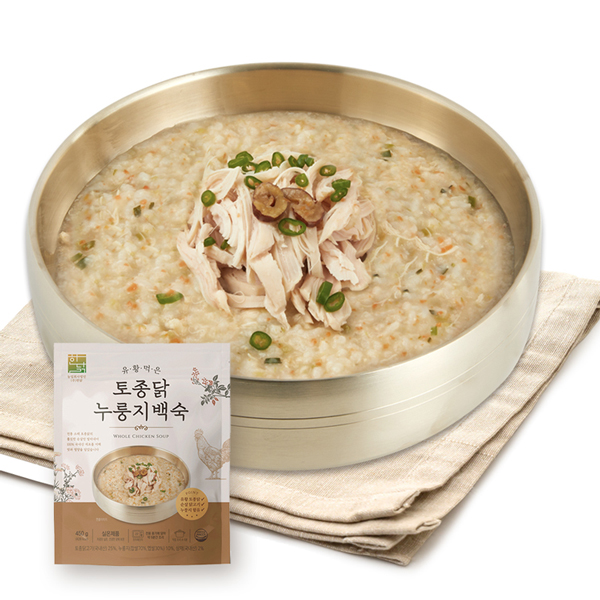 [한닭] 유황먹은 토종닭 누룽지 백숙 450g, 3팩/6팩