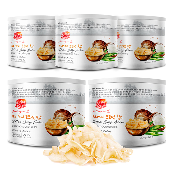 [폴링인브이] 크리스피 코코넛칩스 80g/300g