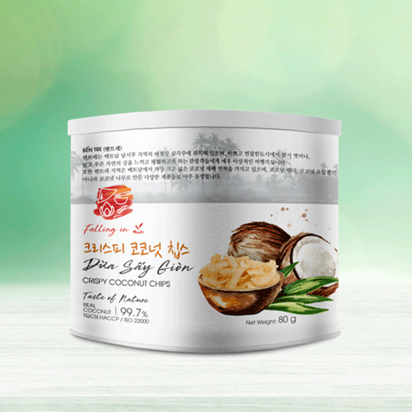 [폴링인브이] 크리스피 코코넛칩스 80g/300g