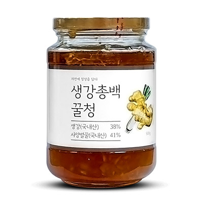 이고장식품 원물 그대로 꿀청 500g 생강차 생강청 약도라지 도라지청 도라지차