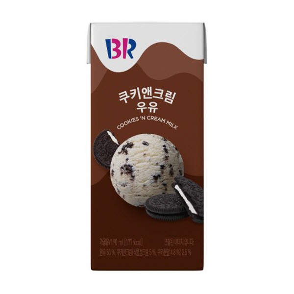 베스킨라빈스 베리베리스트로 베리 우유 190ml x 24입 외 3종