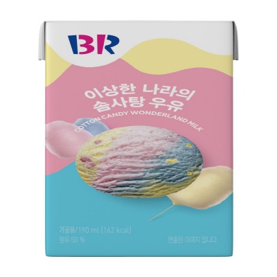 베스킨라빈스 베리베리스트로 베리 우유 190ml x 24입 외 3종