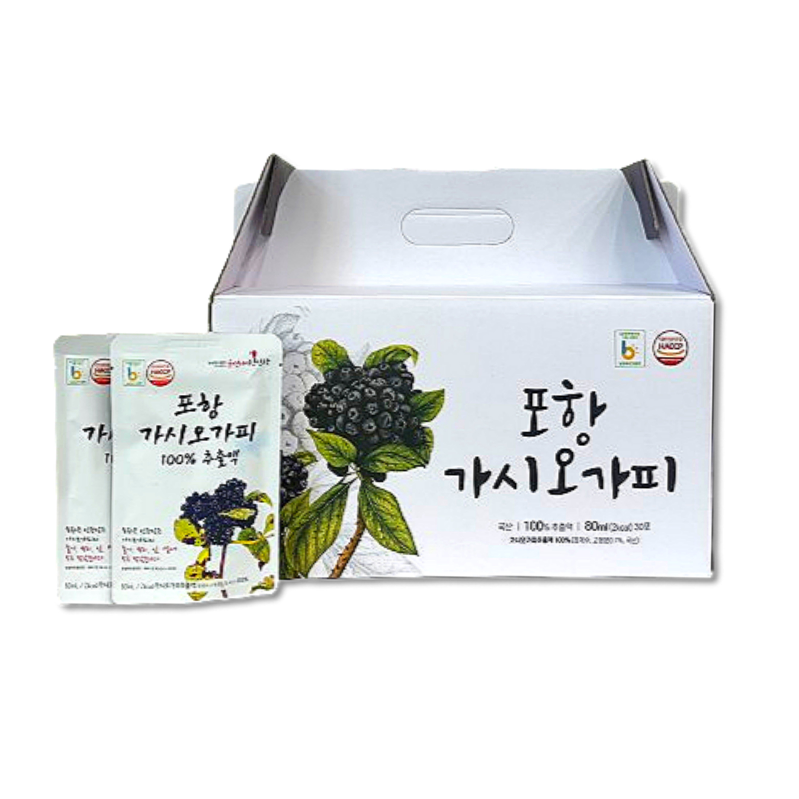  포항가시오가피100%추출액 80ml*30포 1박스