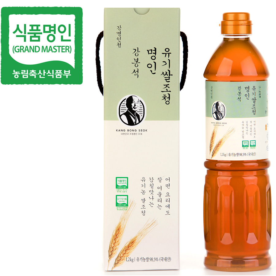 강봉석 명인 유기쌀조청 1.2kg