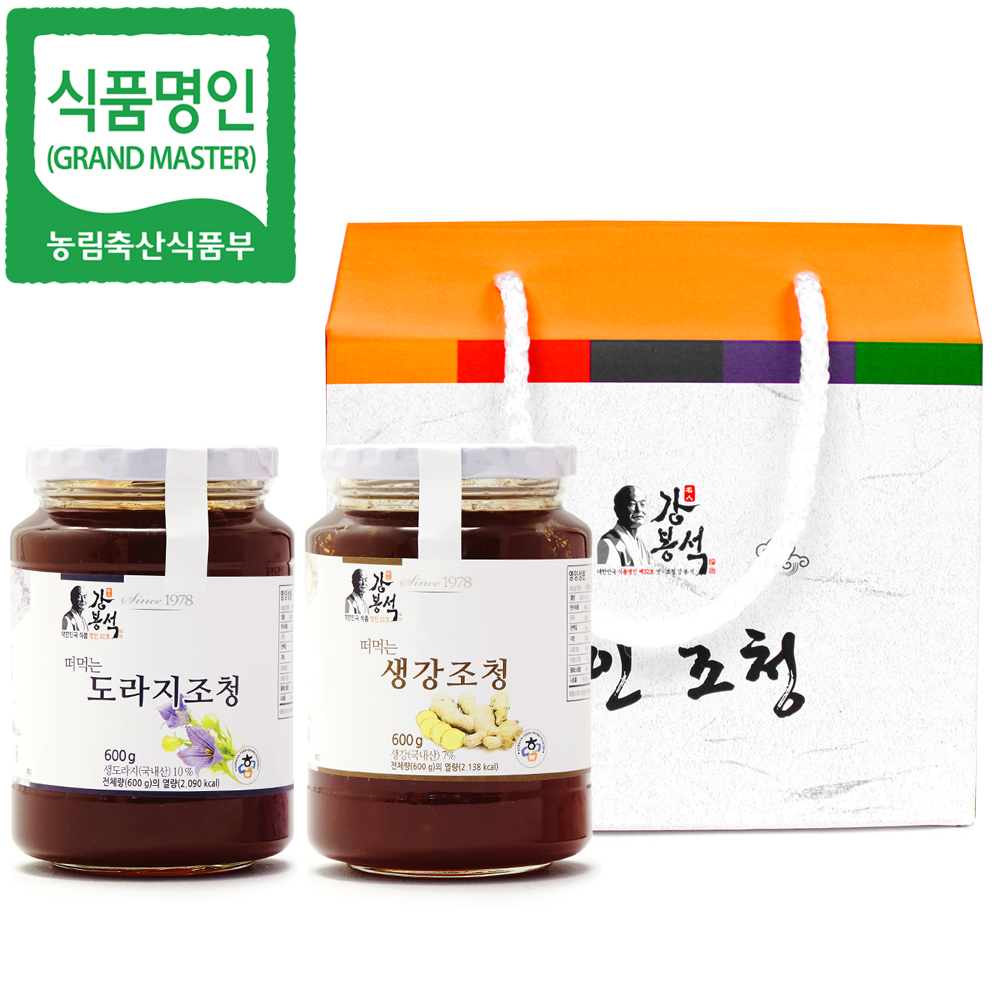 강봉석 명인 도라지/생강조청 600gx2개입