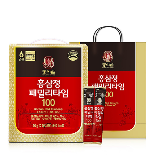 동의삼 홍삼정패밀리타임100 10g x 100포 선물세트