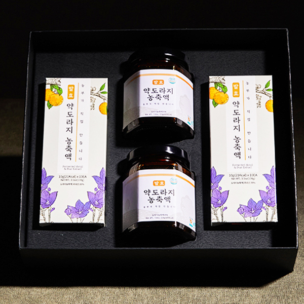 유산균 발효 약도라지 농축액 5호 선물세트(쇼핑백포함)