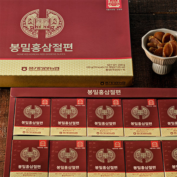 [종료] 봉밀홍삼절편 (20g x 10팩)<br>[쇼핑백포함]