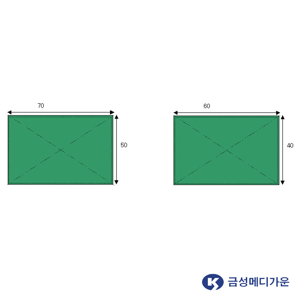금성가운 국내생산 수술포 스킨타올 소독포 멸균포 40X60 / 50X70