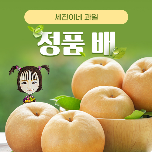 [착한가격]세진이네 과일 맛있는 정품 배(Pear) 7.5kg,15kg